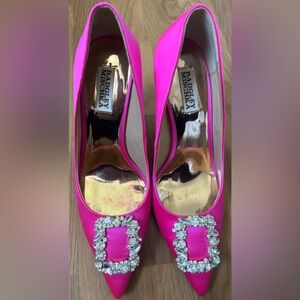 NWOB FINAL PRICE Badgley Mischka Cher Pink Fuchsia Heels Size 9.5